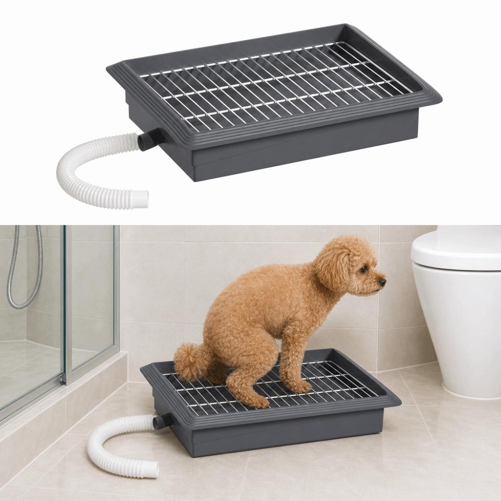 Splash-Proof Dog Training Potty Non-slip Dog Litter Box Easy To Clean Puppy Potty Tray Indoor