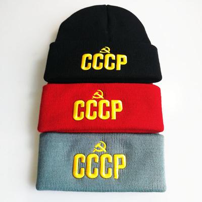 В'язана шапка жіноча бавовна модна хіп-хоп кепка зимова чоловіча тепла в'язана шапка