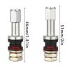 Tr43e air valve for pneumatic tire, V5 metal wheel nipple tr48e for Tubeless tire Wheels Tires Parts