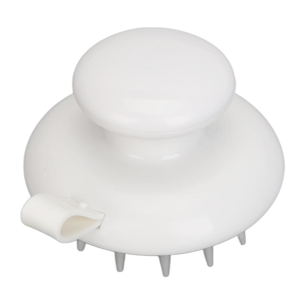 Hair Scalp Massager Long Silicone Bristles Anti Slip Palm Handle Shampoo Brush for Home Salon