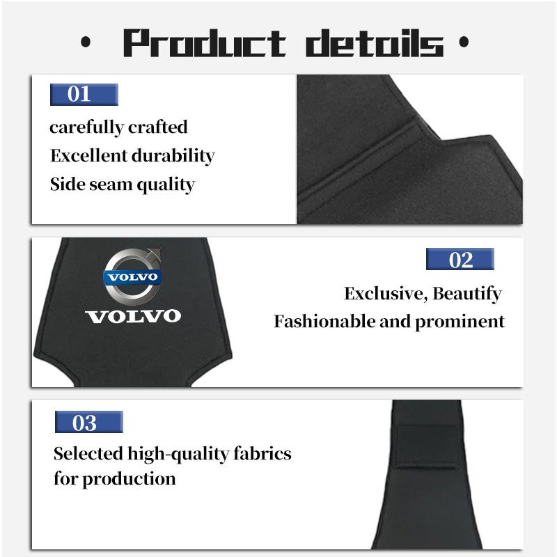 Car Logo Headrest Cover Seat Head Pillow Neck Headrest Cover For Volvo V40 V60 C30 C70 S60 S80 S90 XC40 XC60 XC70 XC90 T6