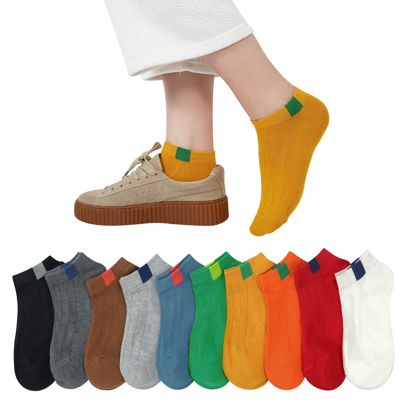 

Yazon Короткие летние носки до щиколотки Тонкие Милые Спортивные носки-кроссовки Размеры щиколотки женских носков, Носки, Хлопок, Носки, Носки с фиксацией, Весна/Лето, Носки, 22-25см