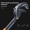 Pipe Wrench Safe Non-Slip Handle Pry Bar Car Wrench With Pointed Tail For Home Bathroom Kitchen Garage Car Repair Workplace