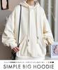 Neiman by Hooded Loose Oversized Plus Spring Baggy Size Men's Pullover, Fit, Silhouette, Size, Wear, Hoodie, M, Gray, 5S-N07-GYM