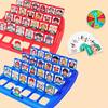 Who Is It Board Game Kids Adults Family Night Classic Guessing Game Portable Travel 2 Players Interactive Tabletop Game Educational Toy