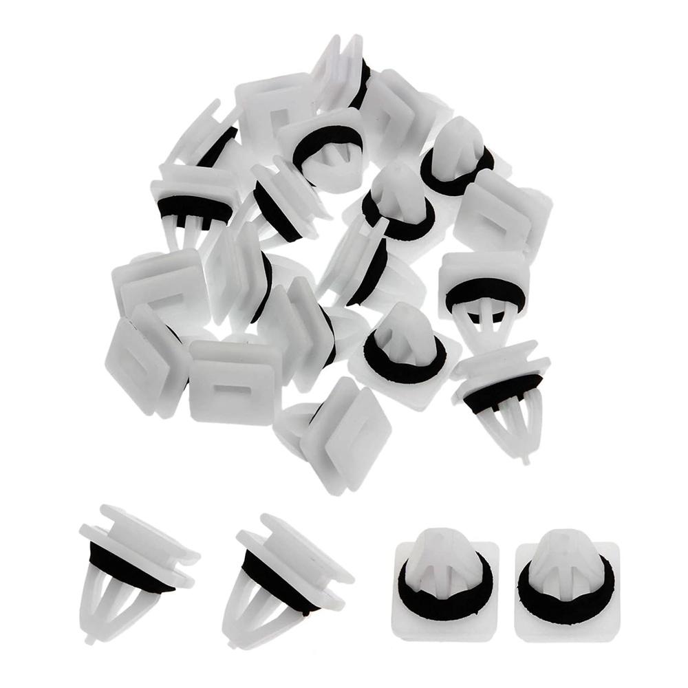50Pcs Rocker Panel & Mudguard Molding Clip Suit 91504-Sp1-003 For Honda Acura