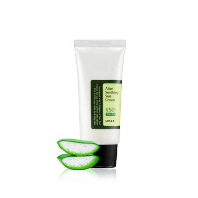 Alavijų raminamasis kremas nuo saulės SPF50 PA+++ 50 ml, drėkinamasis, korėjietiška kosmetika, Kbeauty, mėginys