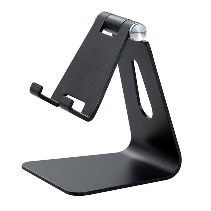 Z4A Small Size Adjustable Desktop Lazy Mobile Phone Tablet Holder Aluminum Alloy Stand Cellphone Tablet Bracket
