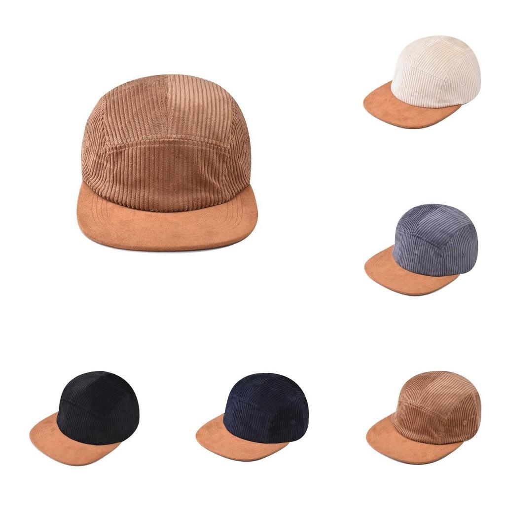 Vintage Corduroy Baseball Cap With Curved Brim For Men And Women In Summer Style