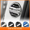 -4PCS Car Door Lock Cover For BMW 3 5 Series G60 G20 G11 G22 G23 G26 i3 i4 X1 U11 Stainless Steel Door Lock Protective Stickers cwdf40 ushm3