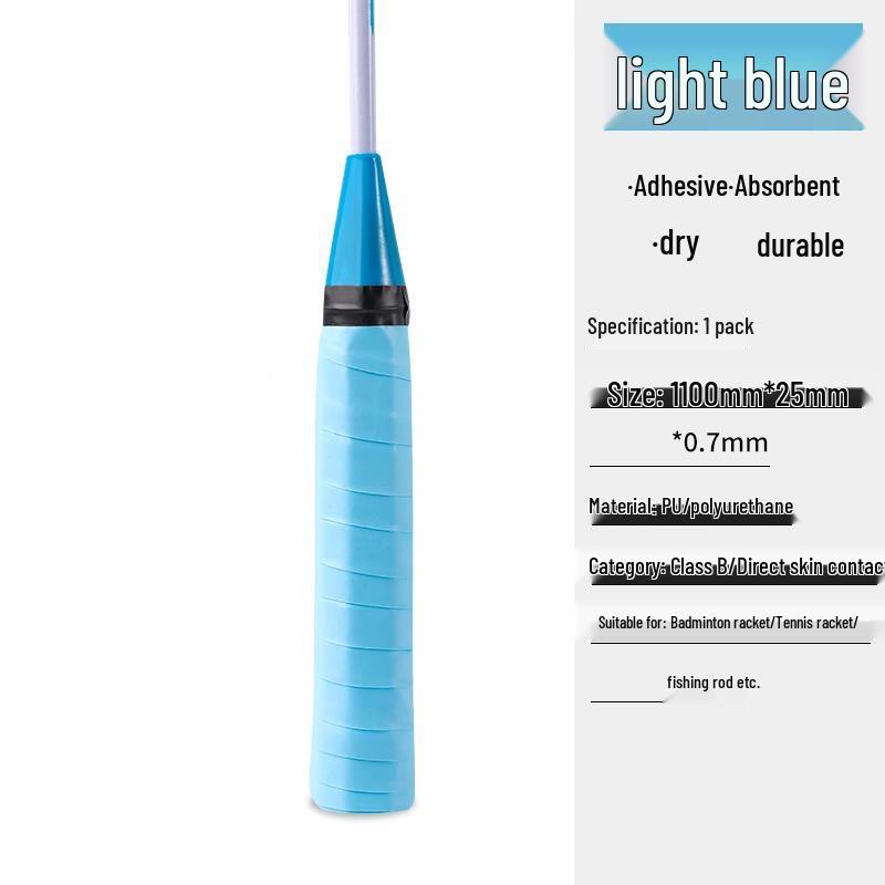 Anti-Slip Shock-Absorbent Overgrip for Rackets & Fishing Rods