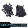 Fibbia autobloccante universale in nylon per fascette stringicavo Fermo automatico Sostituzione viti Strumenti per la gestione delle fascette di fissaggio per la riparazione quotidiana dell'auto