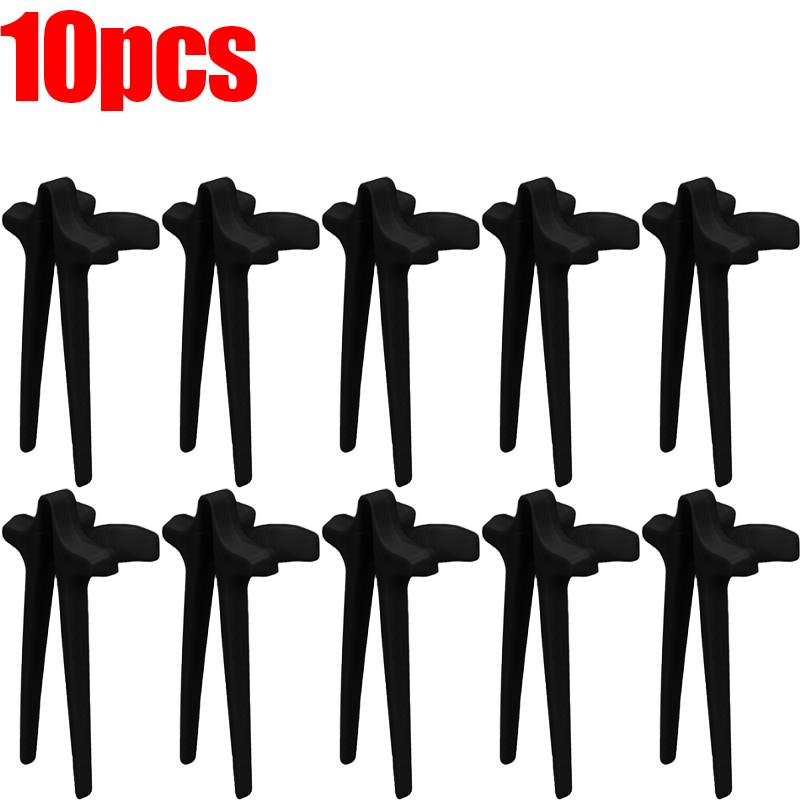 1/10pcs Plastic Finger Snack Clip for Games Player Snack Chopstick Holder Funny Chopsticks Gamer Clips Reusable Lazy Artifact