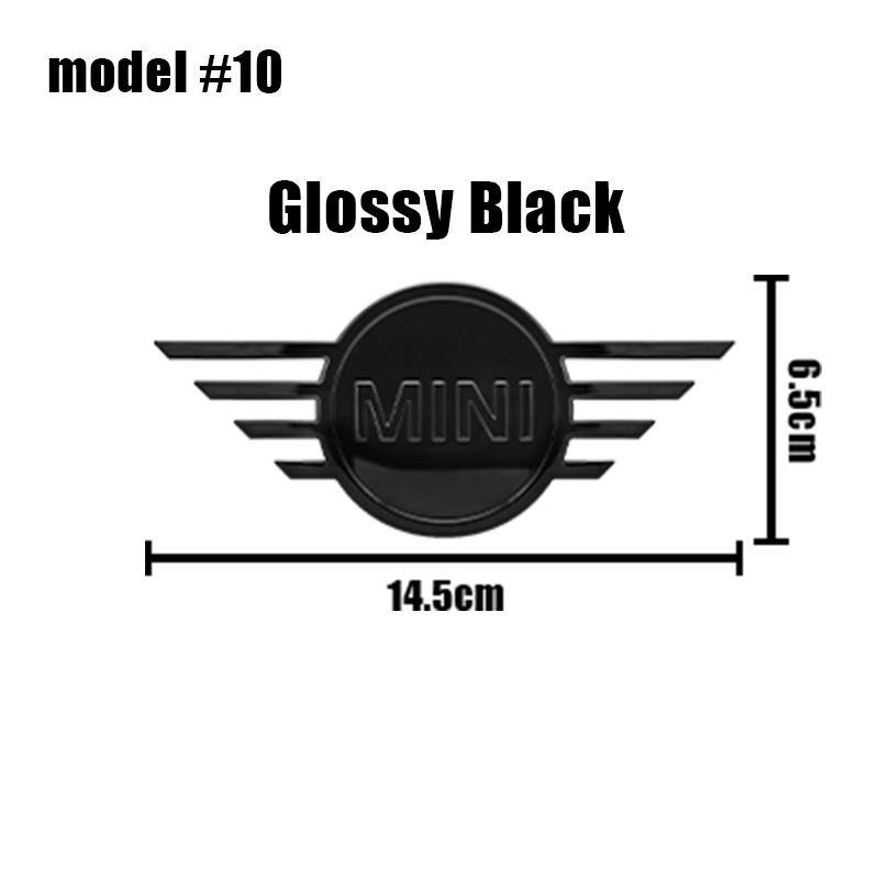 11,6 cm 14,5 cm Logo na přední kapotu auta Zadní emblém na kufr Samolepka Příslušenství Pro Mini Cooper R55 R56 R57 R58 R59 F54 F55 F56 F60