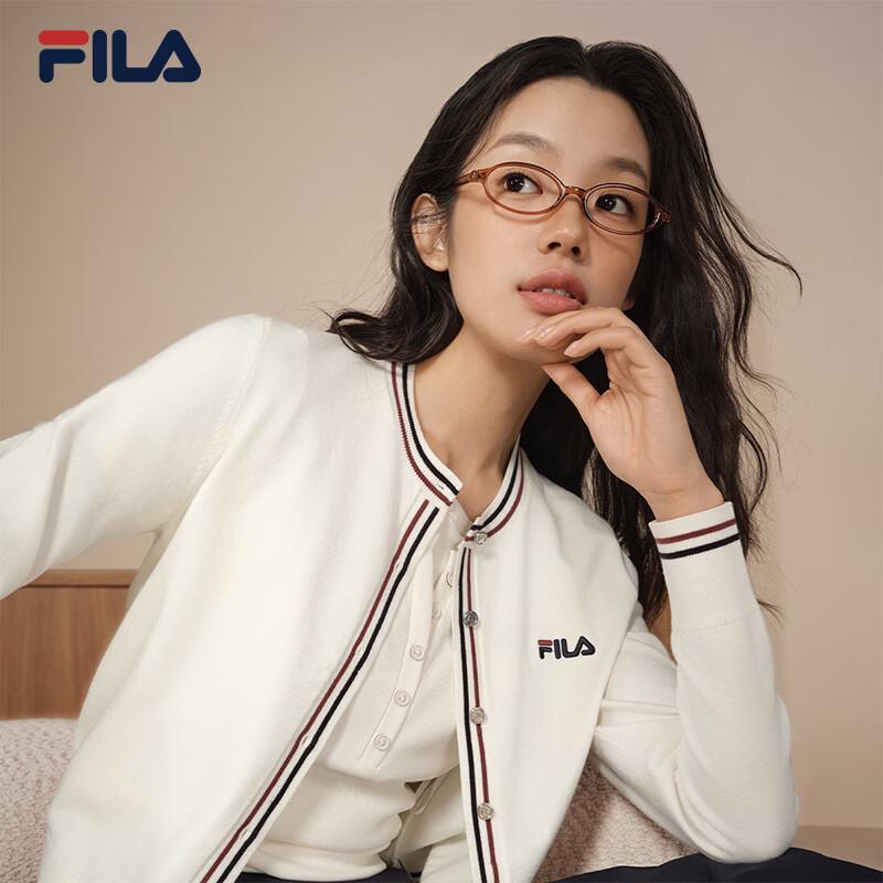 FILA Women's Knitted Cardigan Sweater