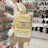 School Letter Girls Backpack Large Capacity Casual Travel Bag For Use Daily