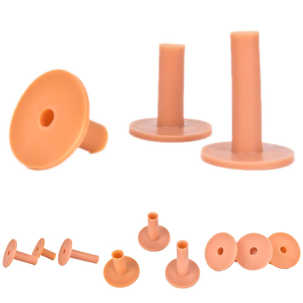 3Pcs Rubber Driving Range Golf Tees Holder Tee Home Training Practice Mat