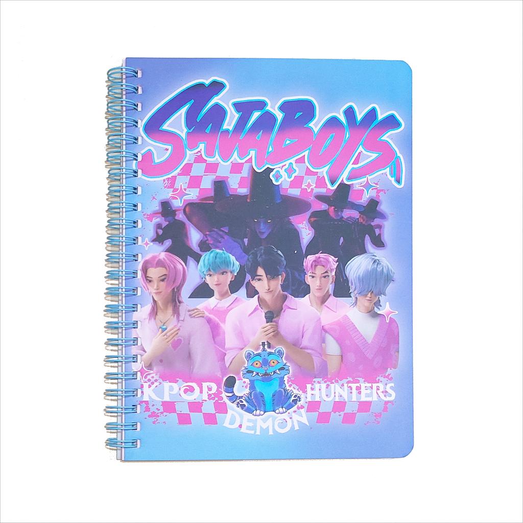 Kpop Ringband Notitieboek Demon Hunter Hoge Kwaliteit Papier SAJA BOYS Cartoon Mode Student Kantoorbenodigdheden Fan Cadeaus