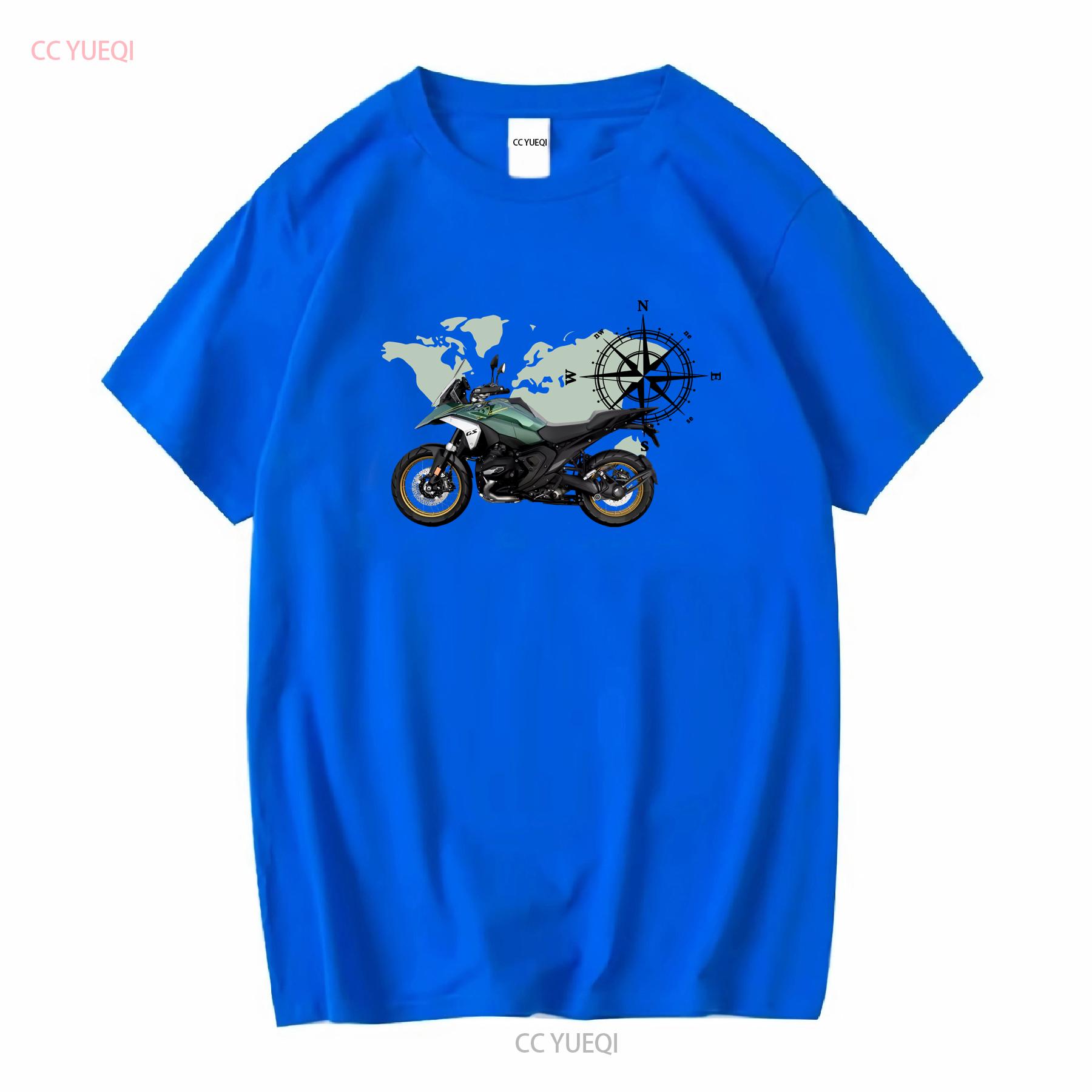 

For R 1300 GS fans Motorcycle T shirt 1300GS Biker long or short sleeves vintage Washed Versatile Top For Everyday Wear graphic L