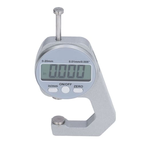 Electronic Microgauge, Micrometer, 0-20mm, Digital Thickness Gauge, Aluminum Thickness Meter, LCD Display