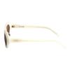 MCM Mirror Leg Side Engraved Logo Irregular Shape Sunglasses Unisex sunglasses Black White Tortoise MCM0037-D