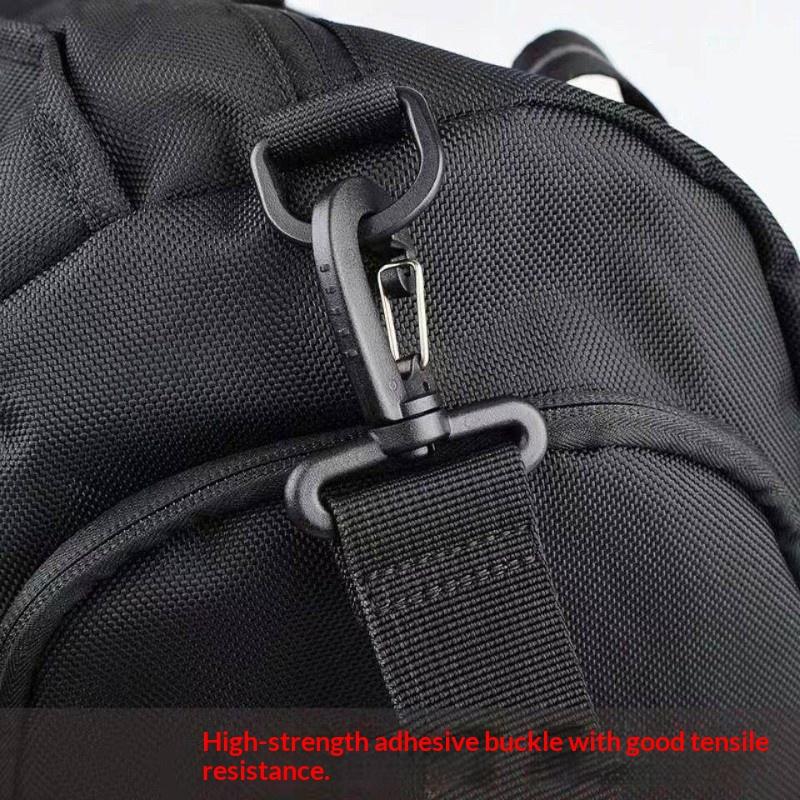 Adjustable Heavy Duty Nylon Bag Strap Black Universal Shoulder Belt for Duffle Bag Gym Outdoor Sports Activities
