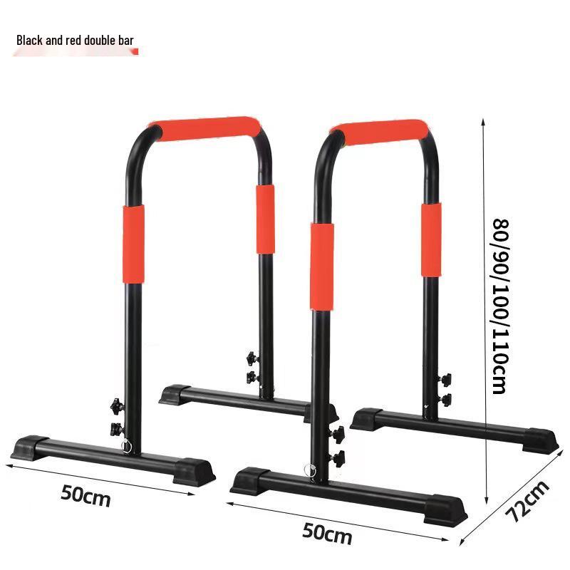 Indoor Pull-up Bar & Push-up Trainer: Split Single/Double Parallel Bars for Flexion & Extension Workouts