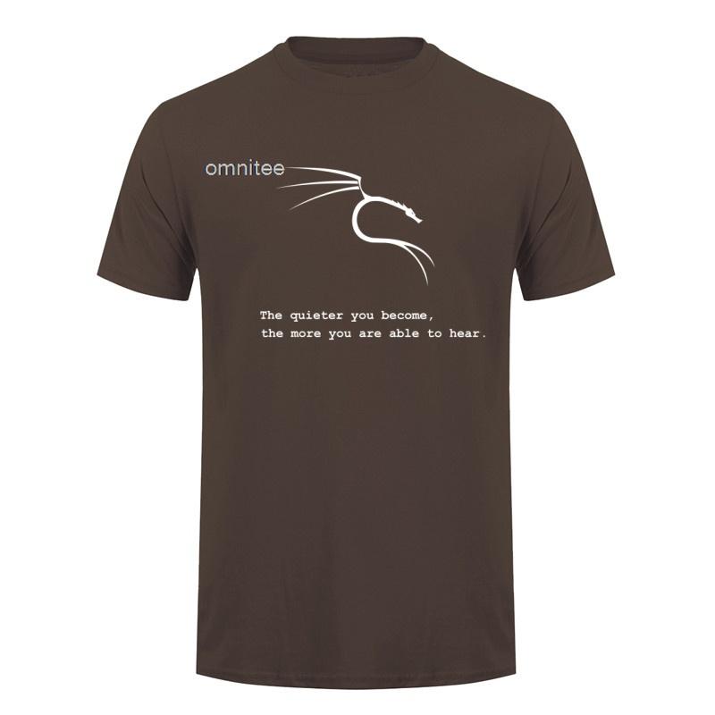 Kali Linux The Quieter You Become The More You Are Able To Hear T Shirt Unisex Summer Short Sleeve Cotton Tshirts Tops Lh013