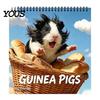 Daily Task Scheduling Book Guinea Pig Calendar 2027, 12-Month Cute Pet Wall Planner with Spiral Thick Paper Desk Binding, for Home Office, Gift Lovers