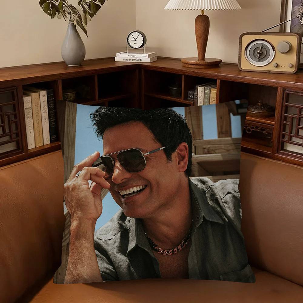 Singer Chayanne Pillow Case Fashion Square Pillowcase Bedroom Sofa Room Ins Decoration Leisure