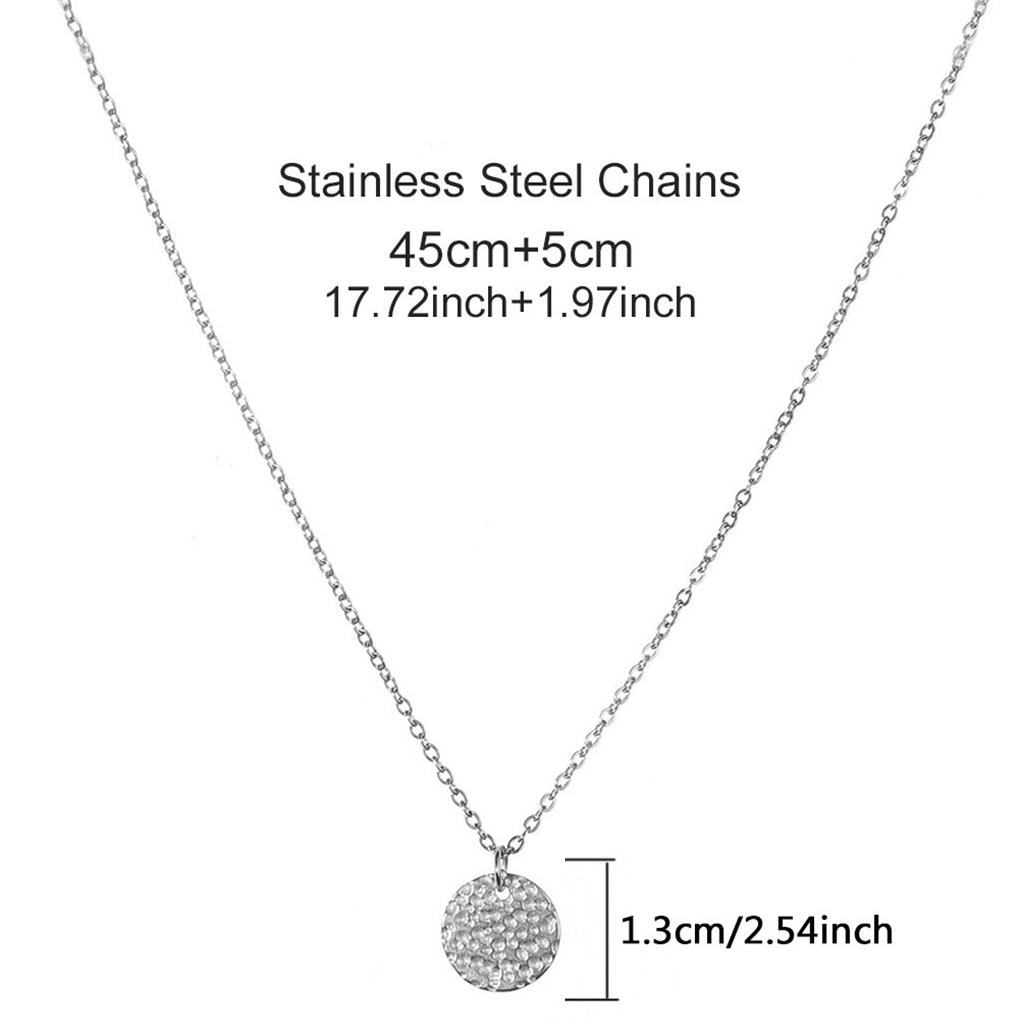 Chain Necklace Stainless Steel Aesthetic Jewelry Dainty Hanging Pendants Universal Valentines Day Chokers Necklaces for Women