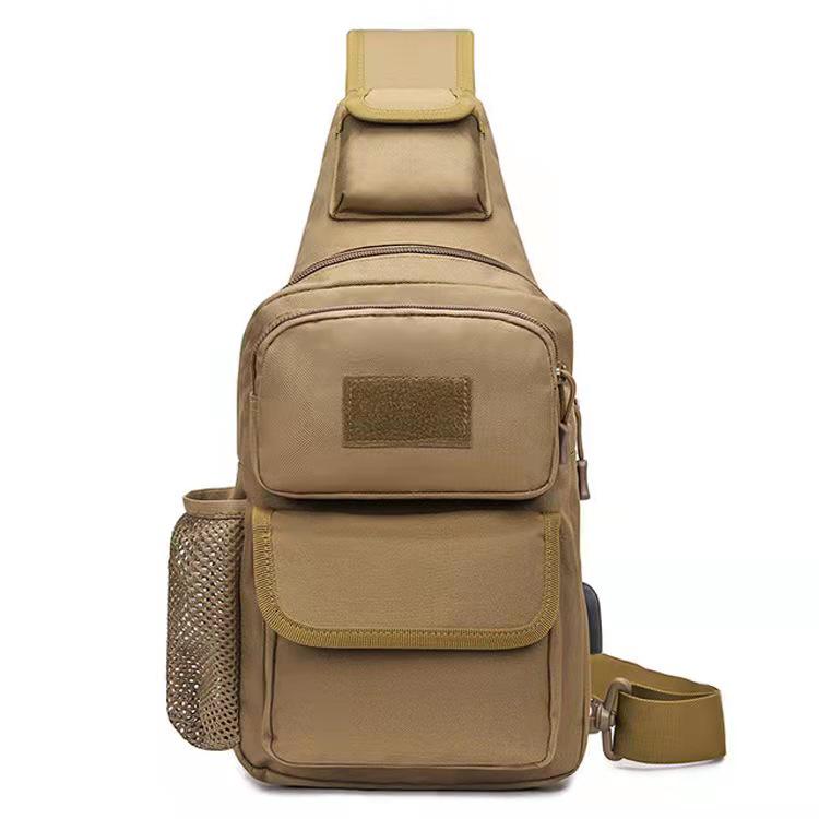 Men's Camouflage Tactical Crossbody Chest Bag - Multifunctional Outdoor Shoulder Pack