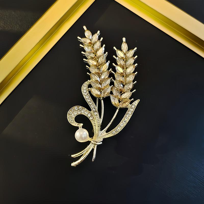 

Элегантная брошь-животное со стразами: Дизайн цветов высокого класса для женских пальто и аксессуаров