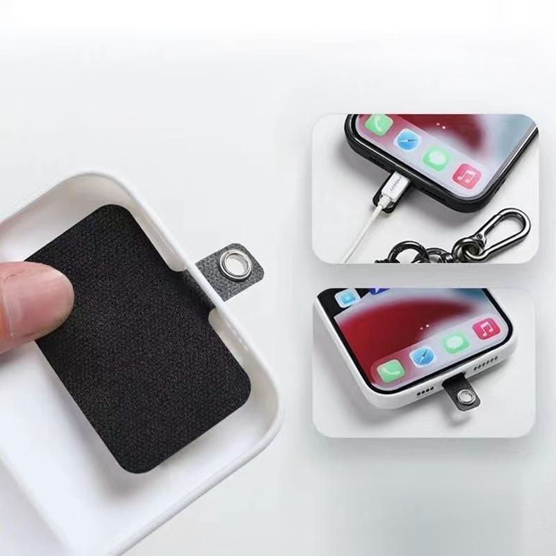 Cordão para Celular Estilo B de 8mm com Alça Transversal e Aba de Fixação