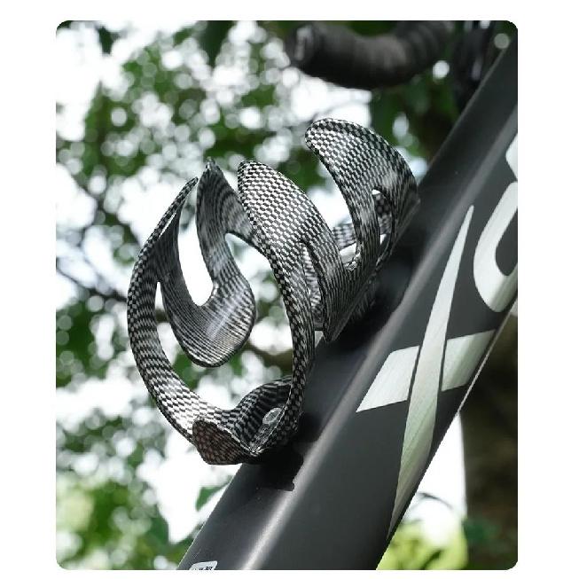 Bicycle Water Bottle Holder MTB Road Cycling Full Carbon Fiber Bicycle Water Bottle Cage Fiberglass Bicycle Accessories Cup Holders 5