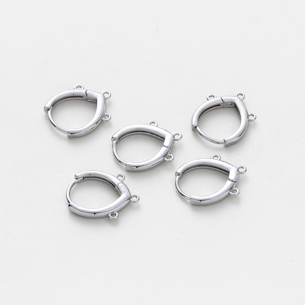 

5pcs/lot 14K 18K Gold French Blank Earing Hook Open Ear Ring Clips Clasp For DIY Jewelry Loop Pendants Making Acceissories платиновий