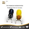 Intermediate PVC Insulated Fork Terminal SV Copper Cold Crimp Y-Type Quick Connect Wire Lug