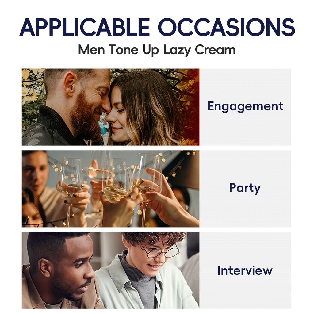 LAIKOU Verbessert sofort die Haut mit der Men's Laziness Cream/Natural Men's Moisturizing Cream (50 g)