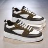 Men's Shoes Spring New Retro Low-top Shoes Trendy Versatile Breathable Casual Shoes Thick Baseplate Shoes