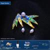 Mother-of-Pearl Hairpin Craft Kit: Brooch & Hairpin Shell Fragments - Perfect Mother’s Day Gift