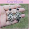 Gothic Moon Pendant Earrings For Women With Alloy Geometric Design