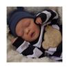 45cm Zwei Körperoptionen Premie Bebe Puppe Reborn Schlafend Lebensecht Weiche Haptik Kuscheliges Baby 3D Haut Sichtbare Adern Künstlerpuppe