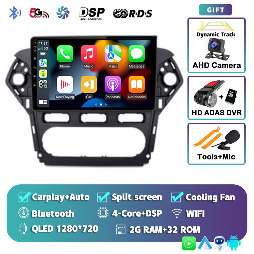 Android 14 Carplay For Ford Mondeo 4 2010 2011 2012 213 2014 Car Radio Multimedia Video Player Navigation Stereo GPS 2din Audio