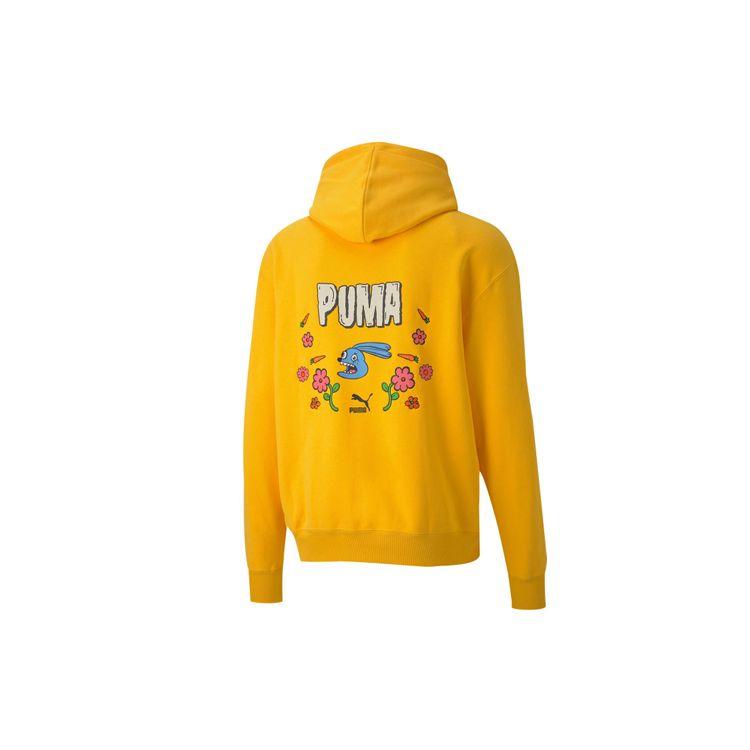 Puma X Randomevent Hoodie Knit Sportswear Men Hoodie Lemon-Yellow 596662-85