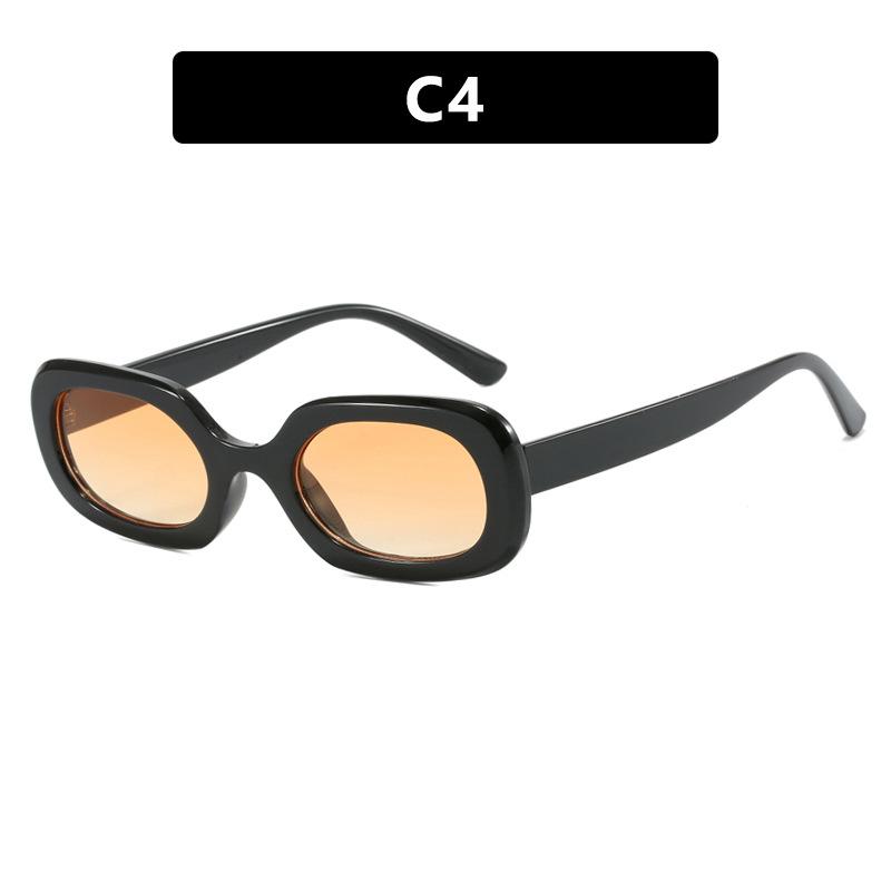 Women's Sunglasses Are Fashionable, Simple, Retro, Sunscreen, UV Resistant, Black and White Checkered Sunglasses