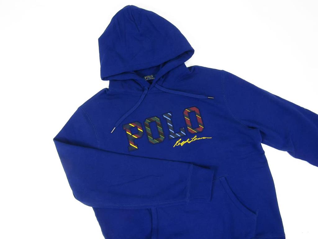 Polo Ralph Lauren POLO Logo Pullover Sweatshirt Hoodie Men's 0102952-M-BLUE [Used]