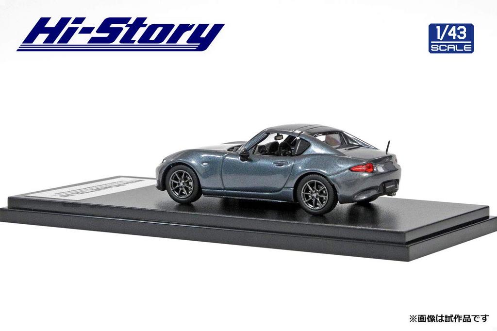 Inter Allied Hi Story Scale Mazda Roadster RF RS Polymetal Gray Metallic Finished Model HS255PG 1/43 (2020)