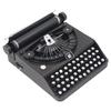 Antique Typewriter Model Black Retro Vintage Portable Manual Props Model Decoration Ornaments for