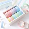 20 Rolls Macaron Washi Tape Set Rainbow Masking Tape Set 10mm(0.4 Inch) Wide Colorful Decorative Tape For DIY Art Craft A7855