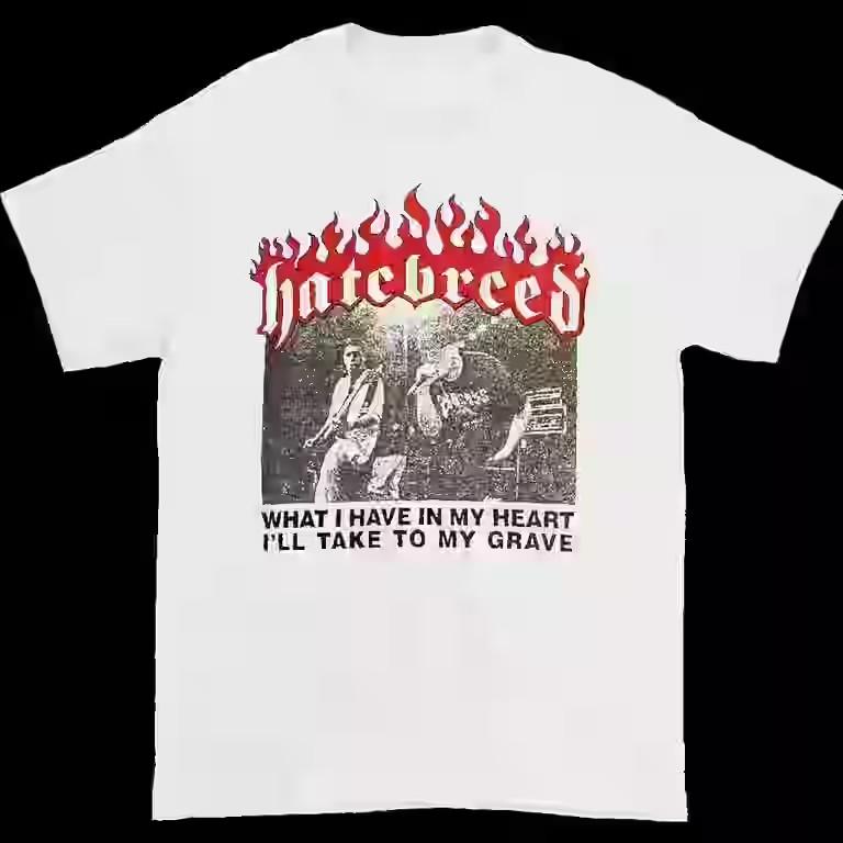 Hatebreed 1997 Band Unisex Rock Band Tee S-5XL WHite shirt D941 Unisex T-Shirt L 1990₽